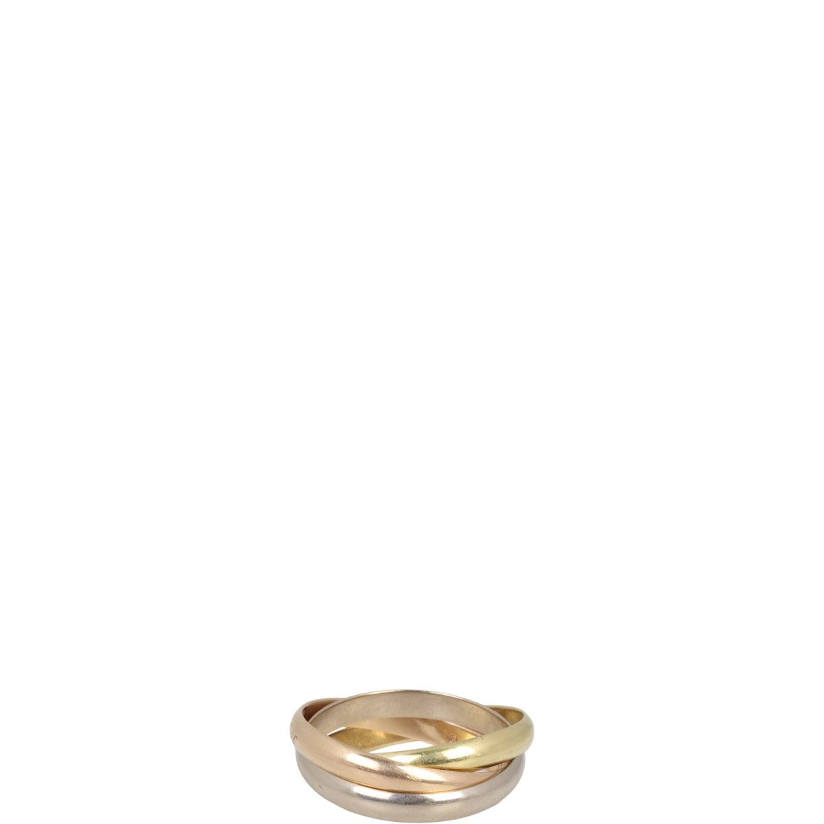 Cartier Trinity Ring Classic 18k White, Rose & Yellow Gold