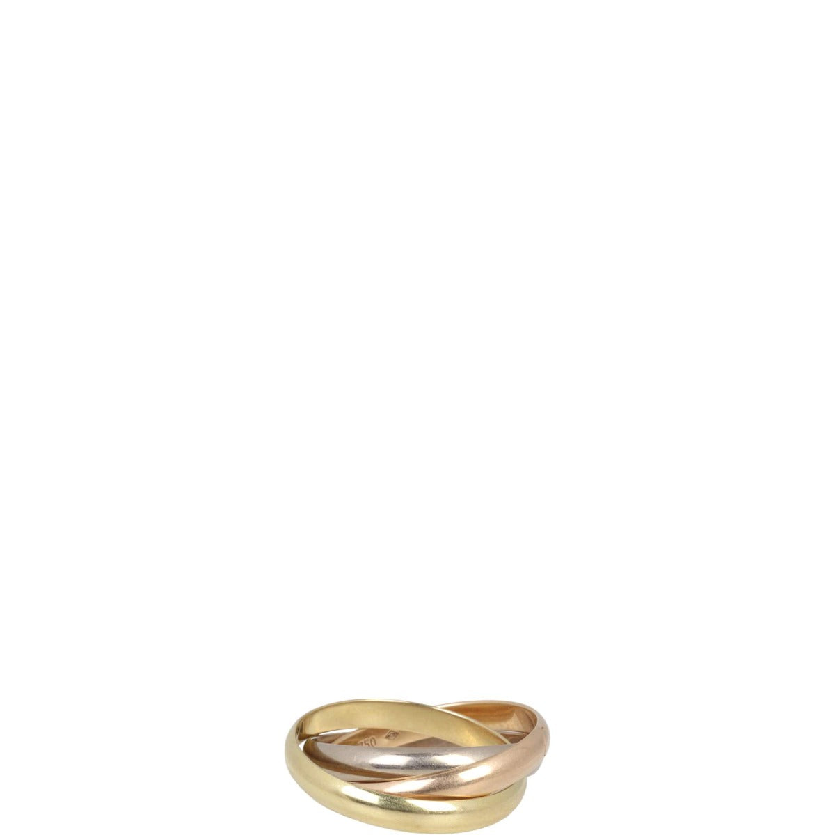 Cartier Trinity Ring Classic 18k White, Rose & Yellow Gold