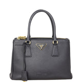 Prada Saffiano Lux Galleria Double Zip Tote Small
