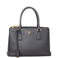 Prada Saffiano Lux Galleria Double Zip Tote Small