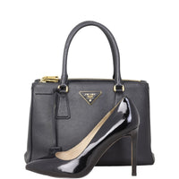 Prada Saffiano Lux Galleria Double Zip Tote Small