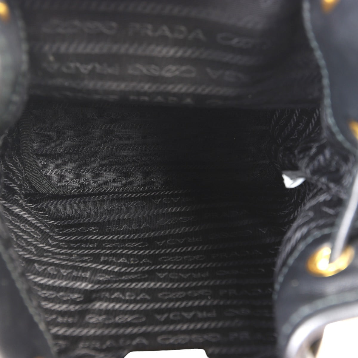 Prada Duet Leather Bucket Bag