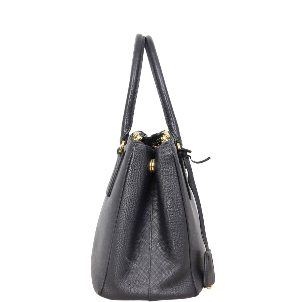 Prada Saffiano Lux Galleria Double Zip Tote Small
