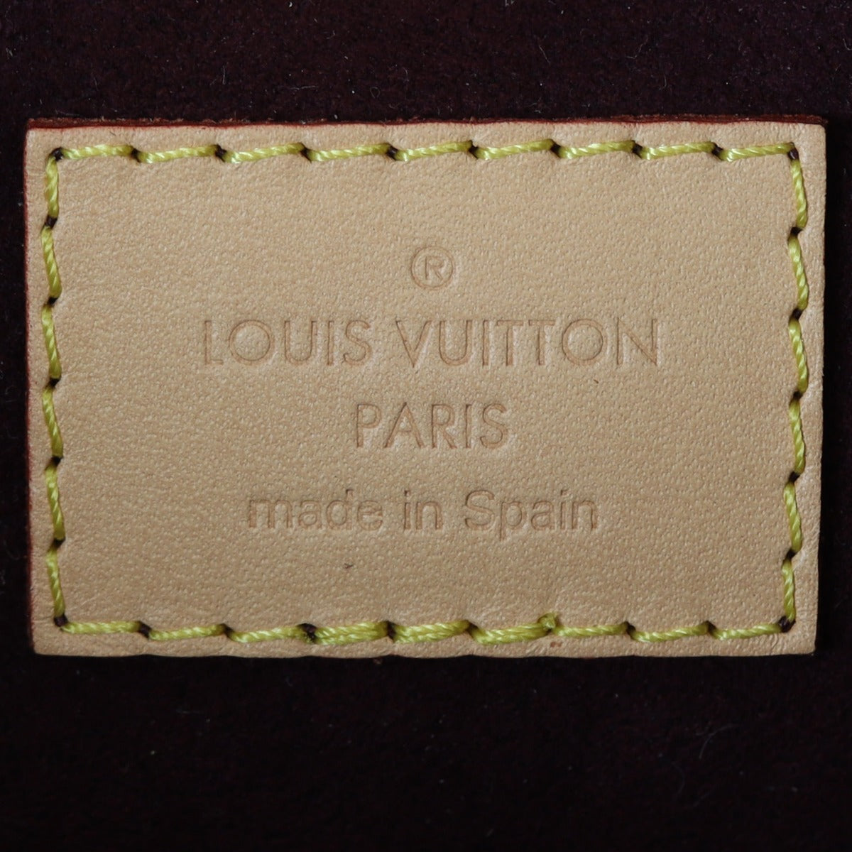 Louis Vuitton Montaigne MM Monogram Interior Stamp