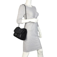 Chanel Chic Knit Flap Bag Wool