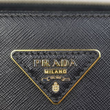 Prada Saffiano Lux Galleria Double Zip Tote Small