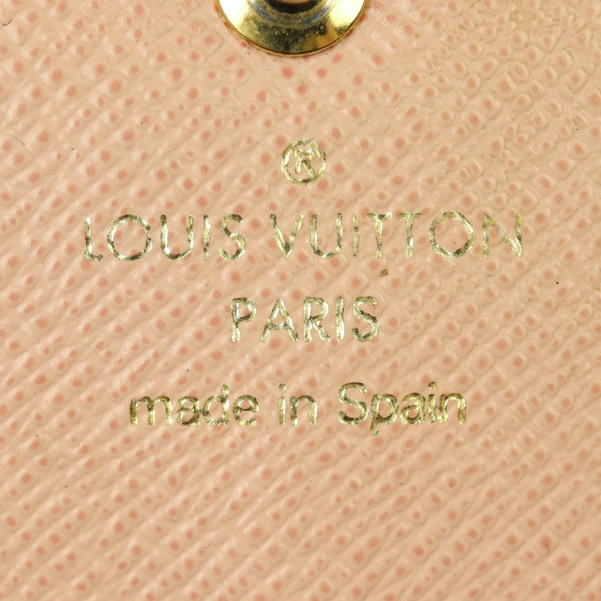 Louis Vuitton Sarah Wallet Damier Ebene Interior Stamp