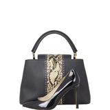 Louis Vuitton Capucines PM Python Studded