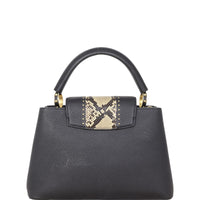 Louis Vuitton Capucines PM Python Studded