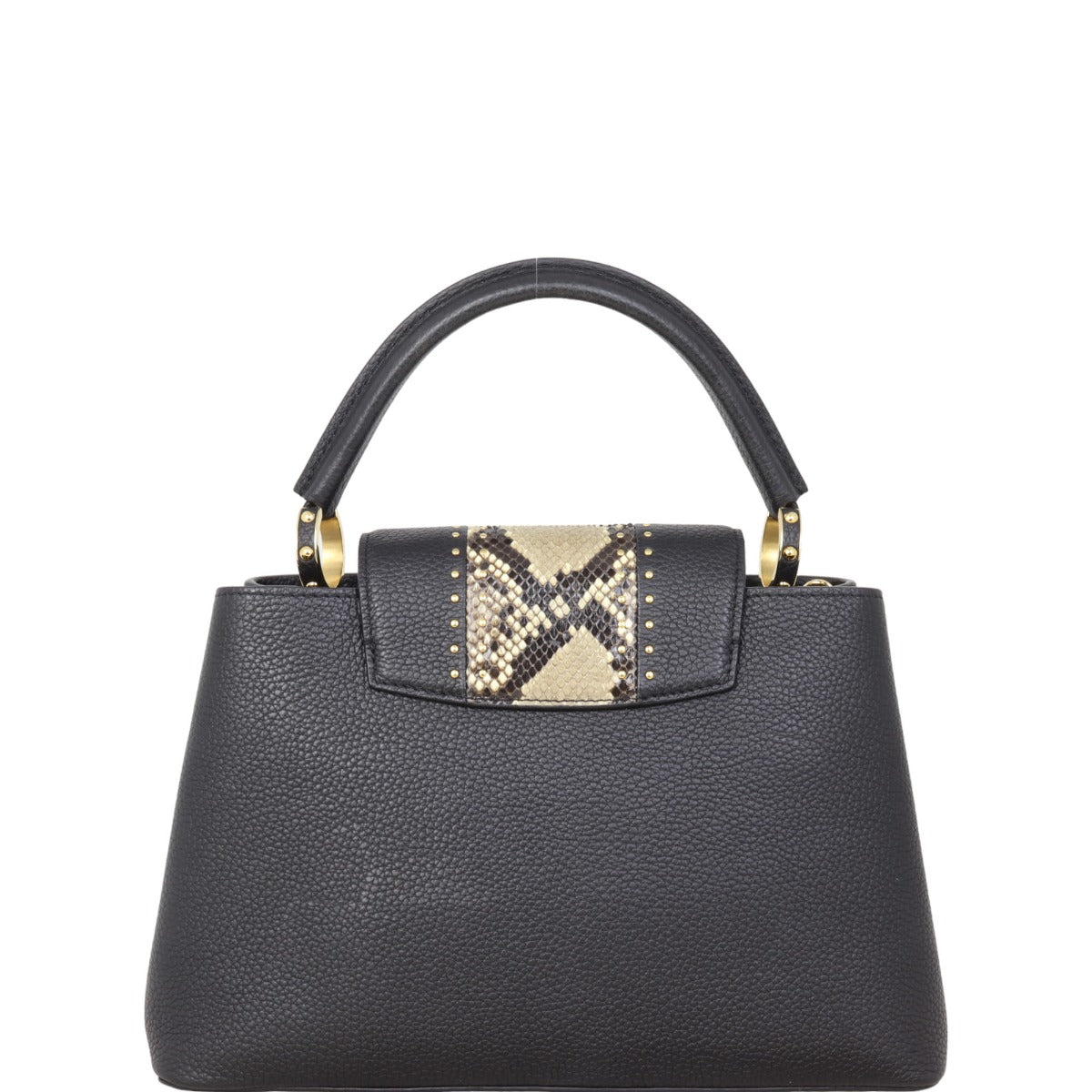 Louis Vuitton Capucines PM Python Studded