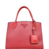 Prada Saffiano Cuir Monochrome Medium Bag