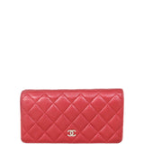 Chanel Classic CC Yen Wallet | Red