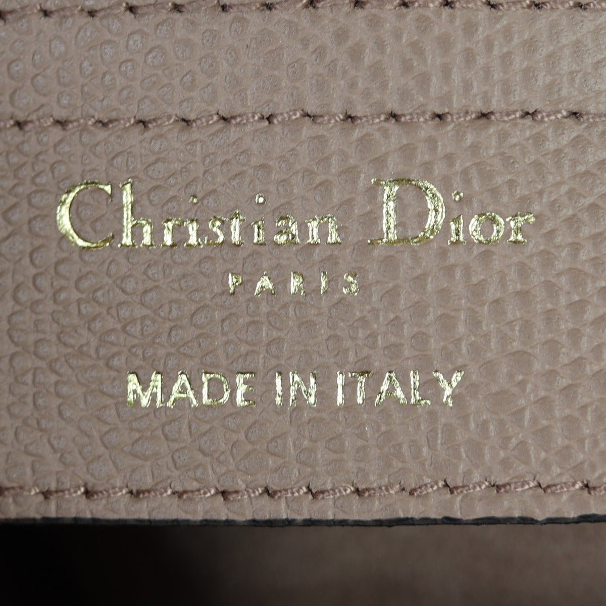 Dior Saddle Bag With Embroidered Strap Interior Stamp