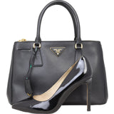 Prada Saffiano Lux Galleria Double Zip Tote Small