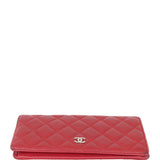 Chanel Classic CC Yen Wallet | Red