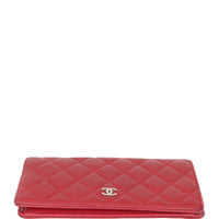 Chanel Classic CC Yen Wallet | Red