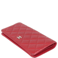 Chanel Classic CC Yen Wallet | Red