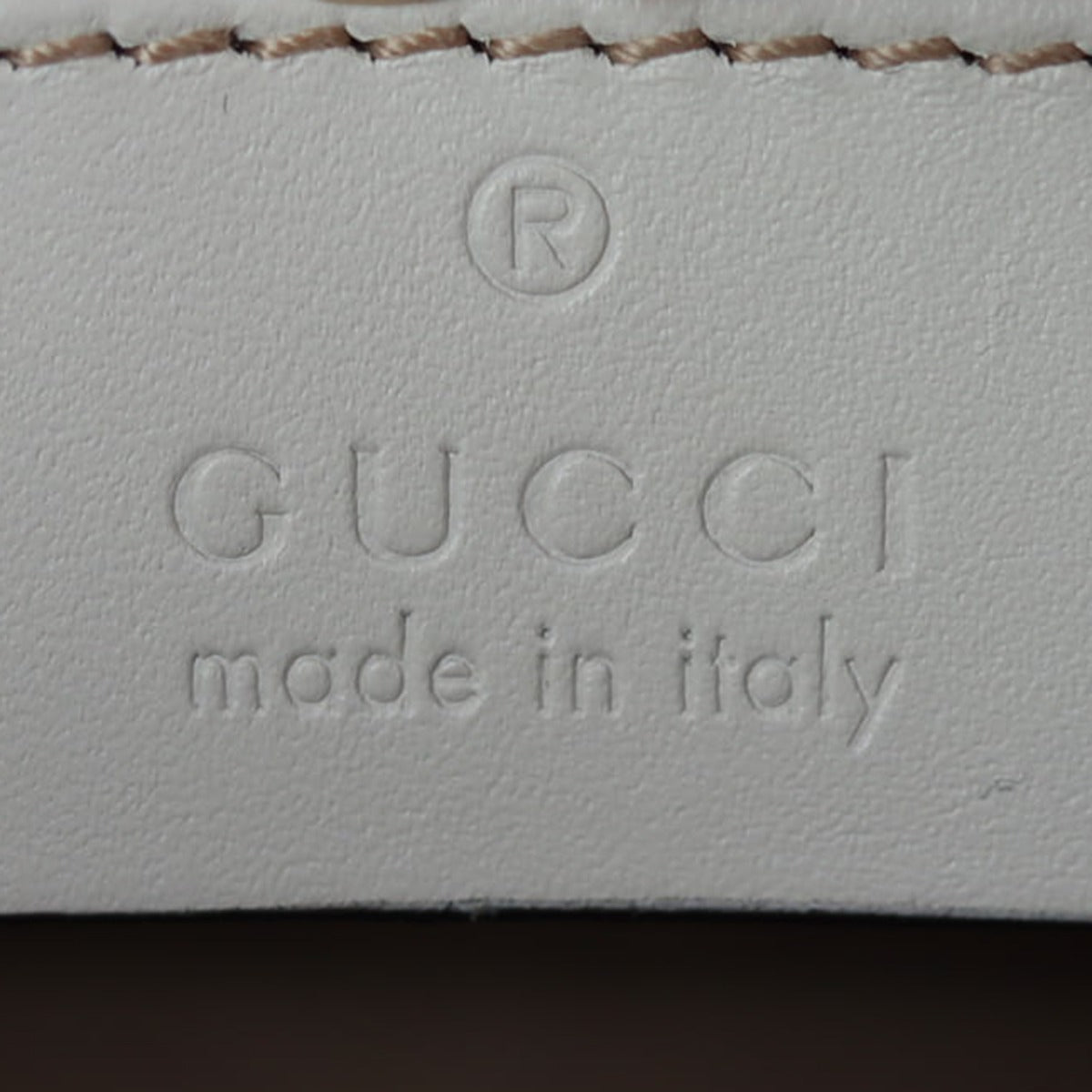 Gucci Sylvie Mini Chain Bag Interior Stamp