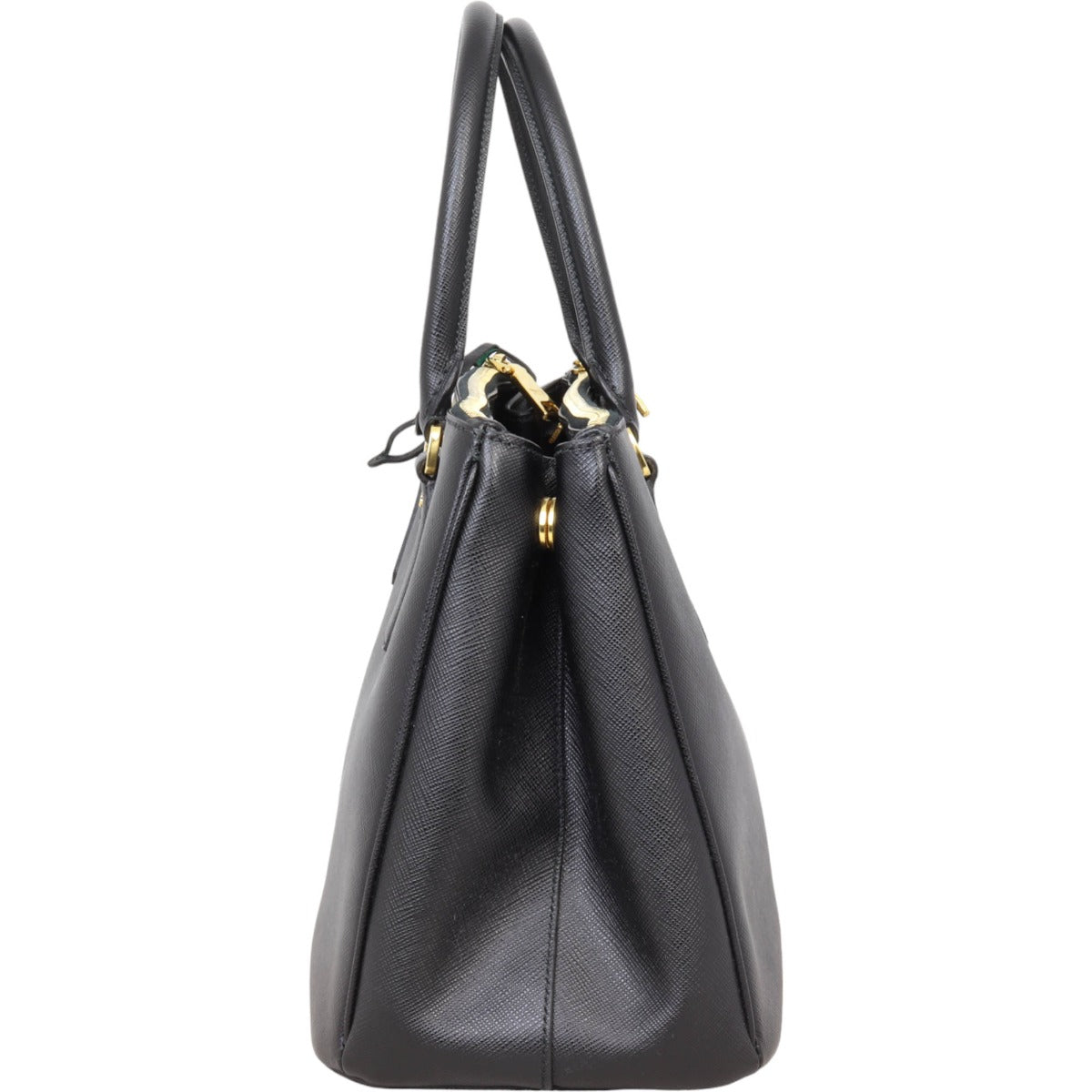 Prada Saffiano Lux Galleria Double Zip Tote Small