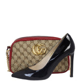 Gucci GG Canvas Marmont Diagonal Small Camera Bag