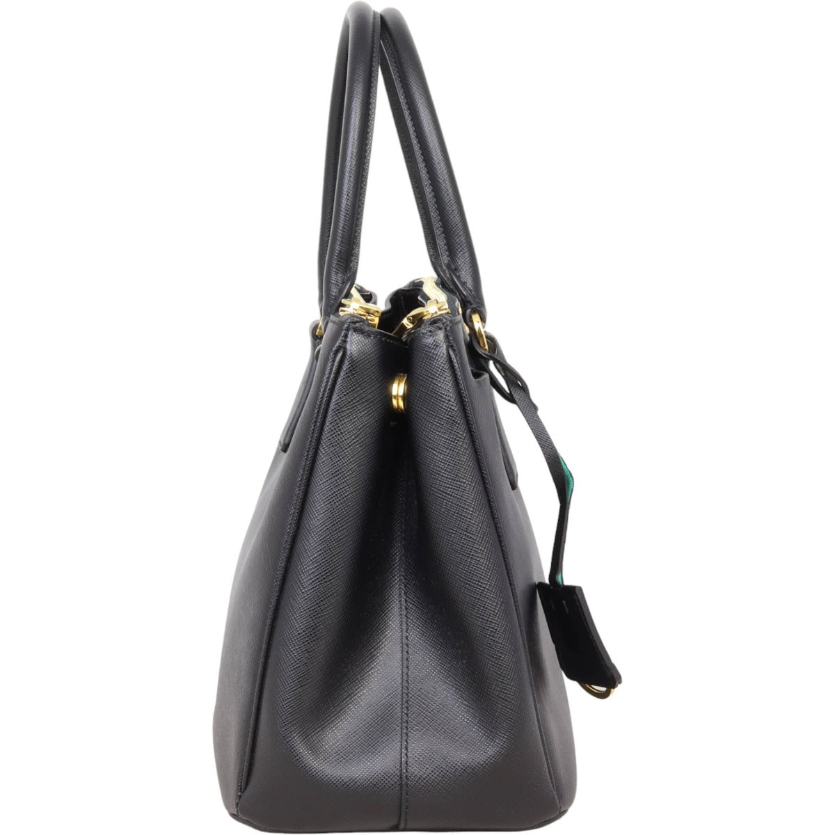Prada Saffiano Lux Galleria Double Zip Tote Small