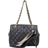 Chanel Petite Timeless Shopping Tote | Black Caviar