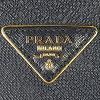 Prada Saffiano Lux Galleria Double Zip Tote Mini Hardware