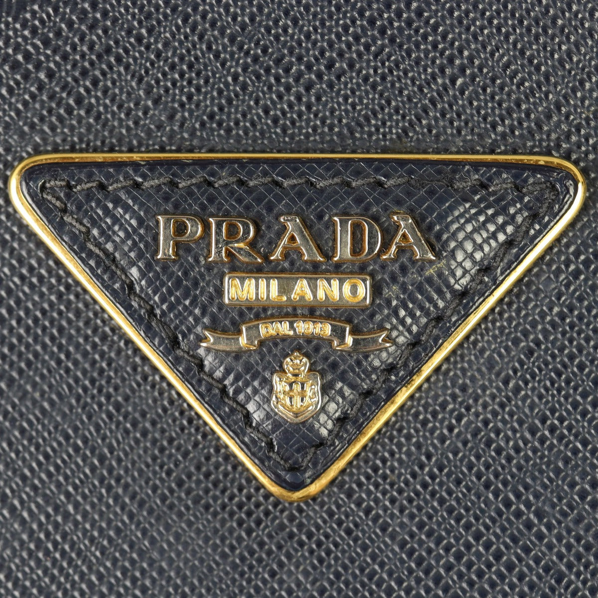 Prada Saffiano Lux Galleria Double Zip Tote Mini Hardware