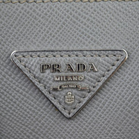 Prada Saffiano Cuir Double Bag Small Hardware