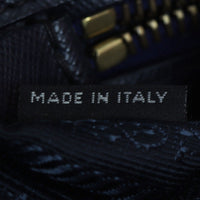 Prada Saffiano Lux Galleria Double Zip Tote Mini Interior Stamp