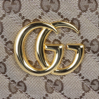 Gucci GG Canvas Marmont Diagonal Small Camera Bag