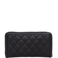 Chanel CC Filigree Zip Around Wallet