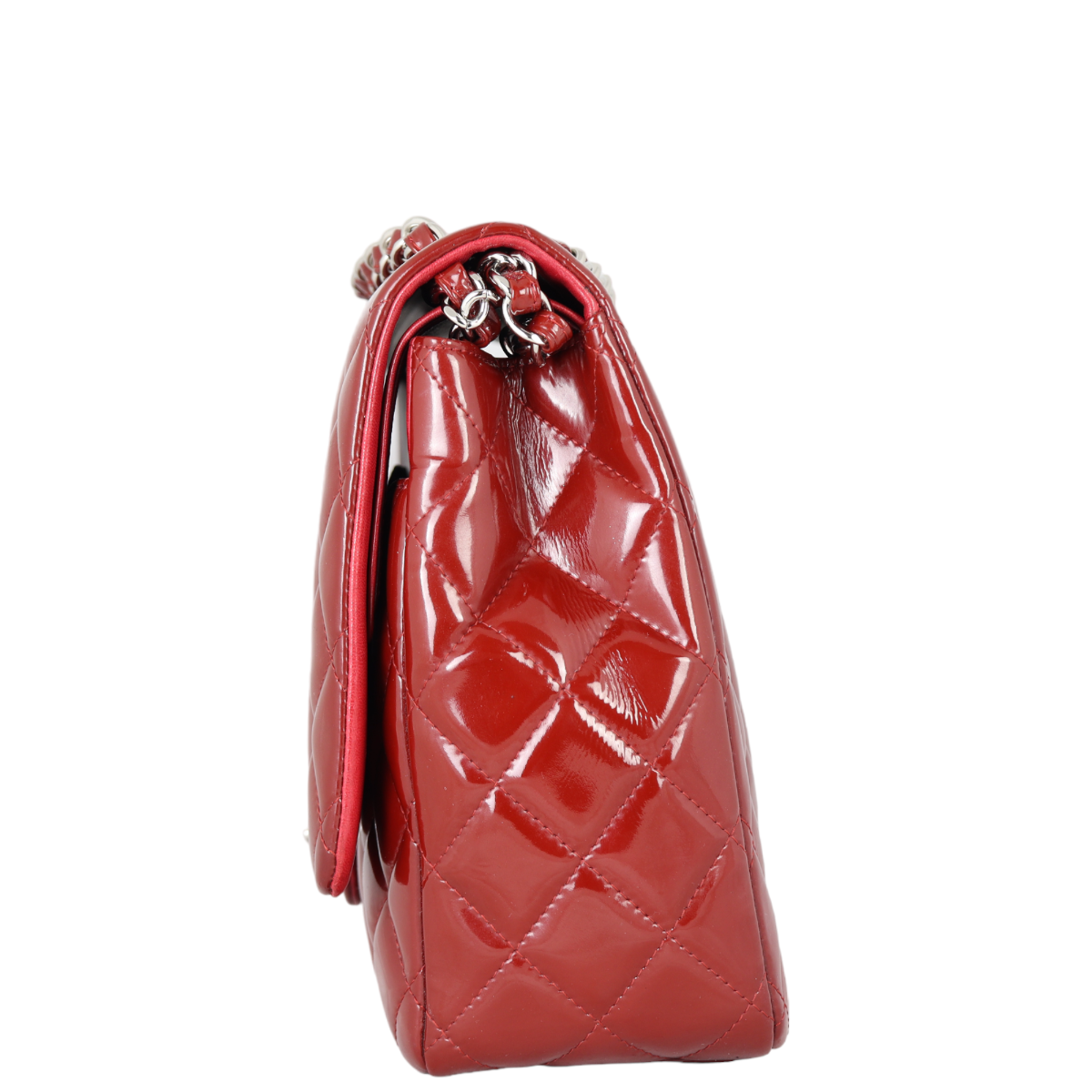 Chanel Classic Double Flap Maxi Patent | Red