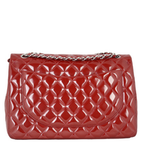 Chanel Classic Double Flap Maxi Patent | Red
