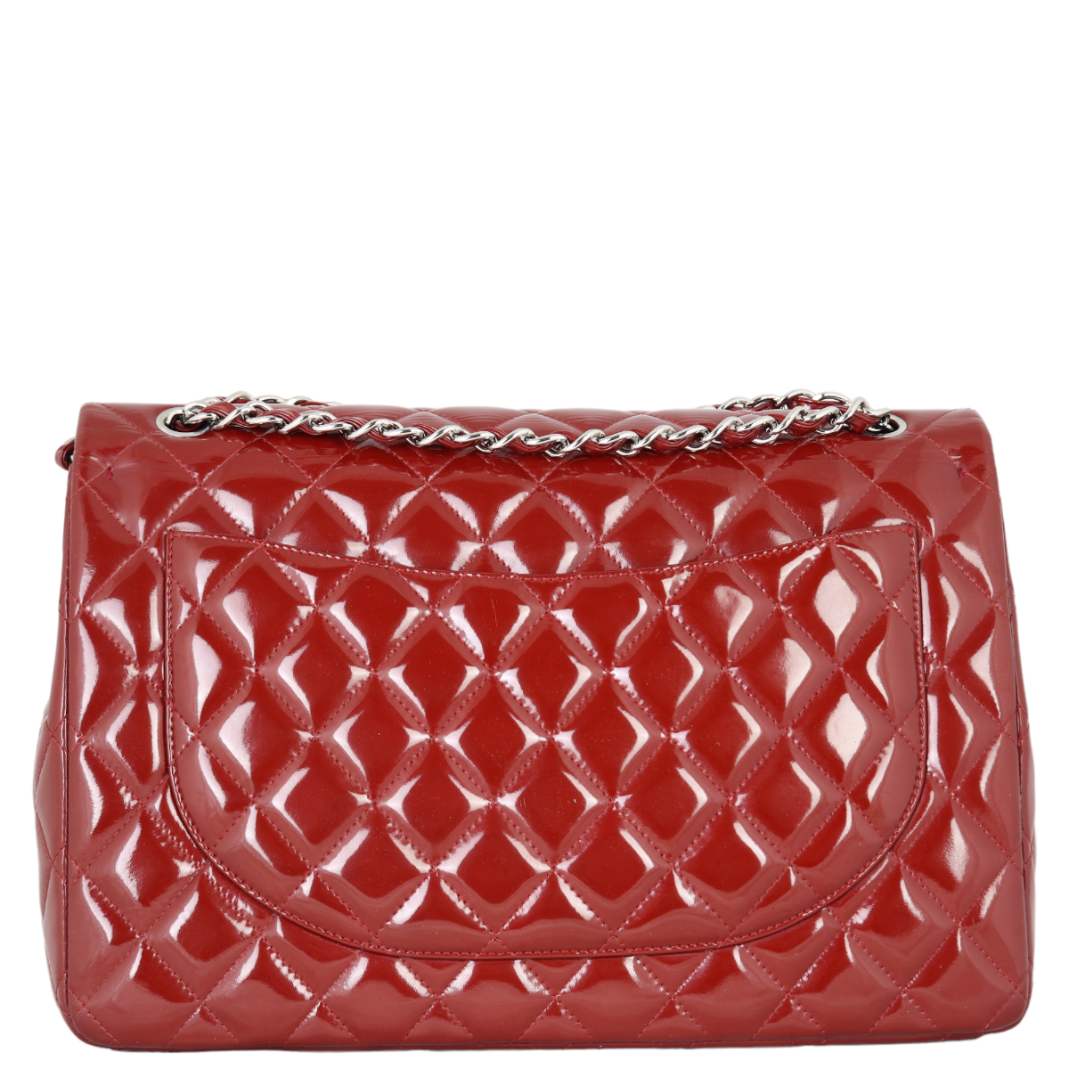 Chanel Classic Double Flap Maxi Patent | Red