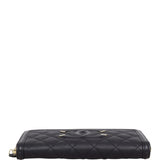 Chanel CC Filigree Zip Around Wallet