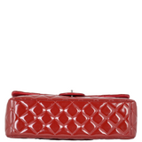 Chanel Classic Double Flap Maxi Patent | Red