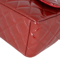 Chanel Classic Double Flap Maxi Patent | Red
