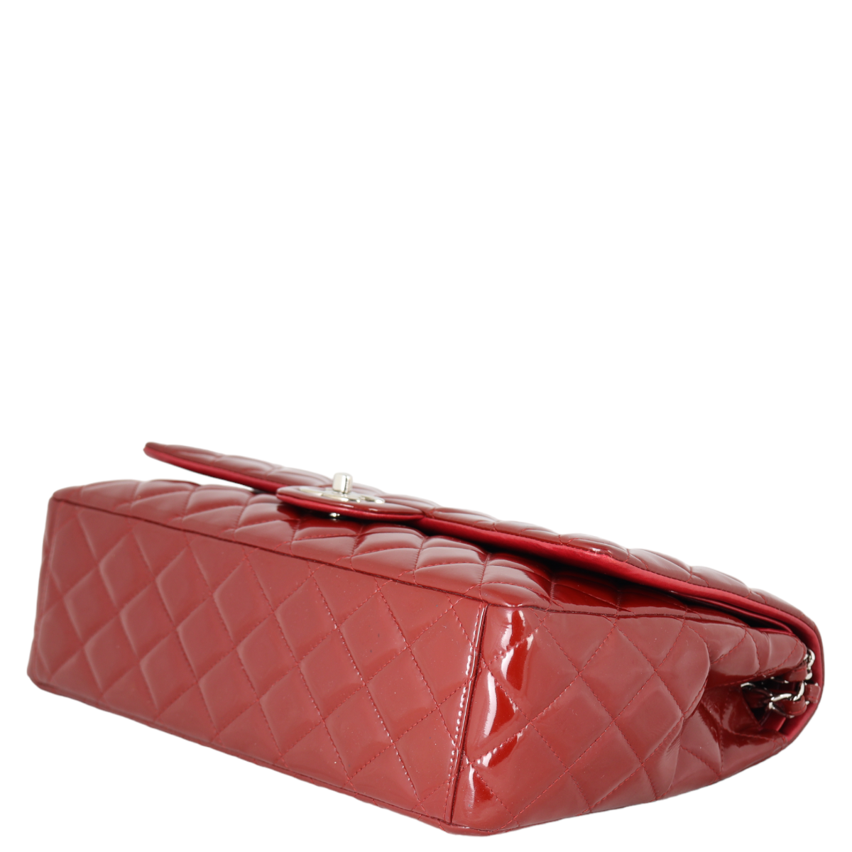 Chanel Classic Double Flap Maxi Patent | Red