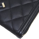 Chanel CC Filigree Zip Around Wallet