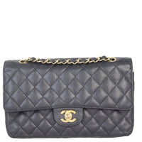 Chanel Classic Double Flap Medium | Black 12 Series