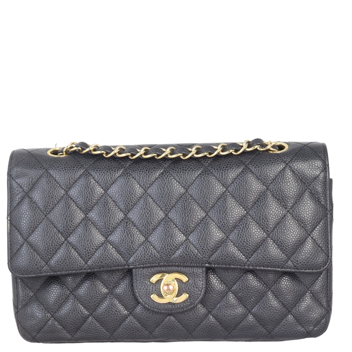 Chanel Classic Double Flap Medium | Black 12 Series