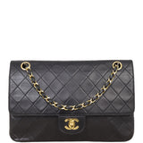 Chanel Classic Double Flap Medium | Black Vintage