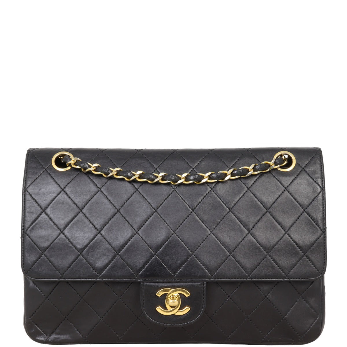 Chanel Classic Double Flap Medium | Black Vintage