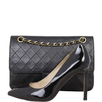 Chanel Classic Double Flap Medium | Black Vintage