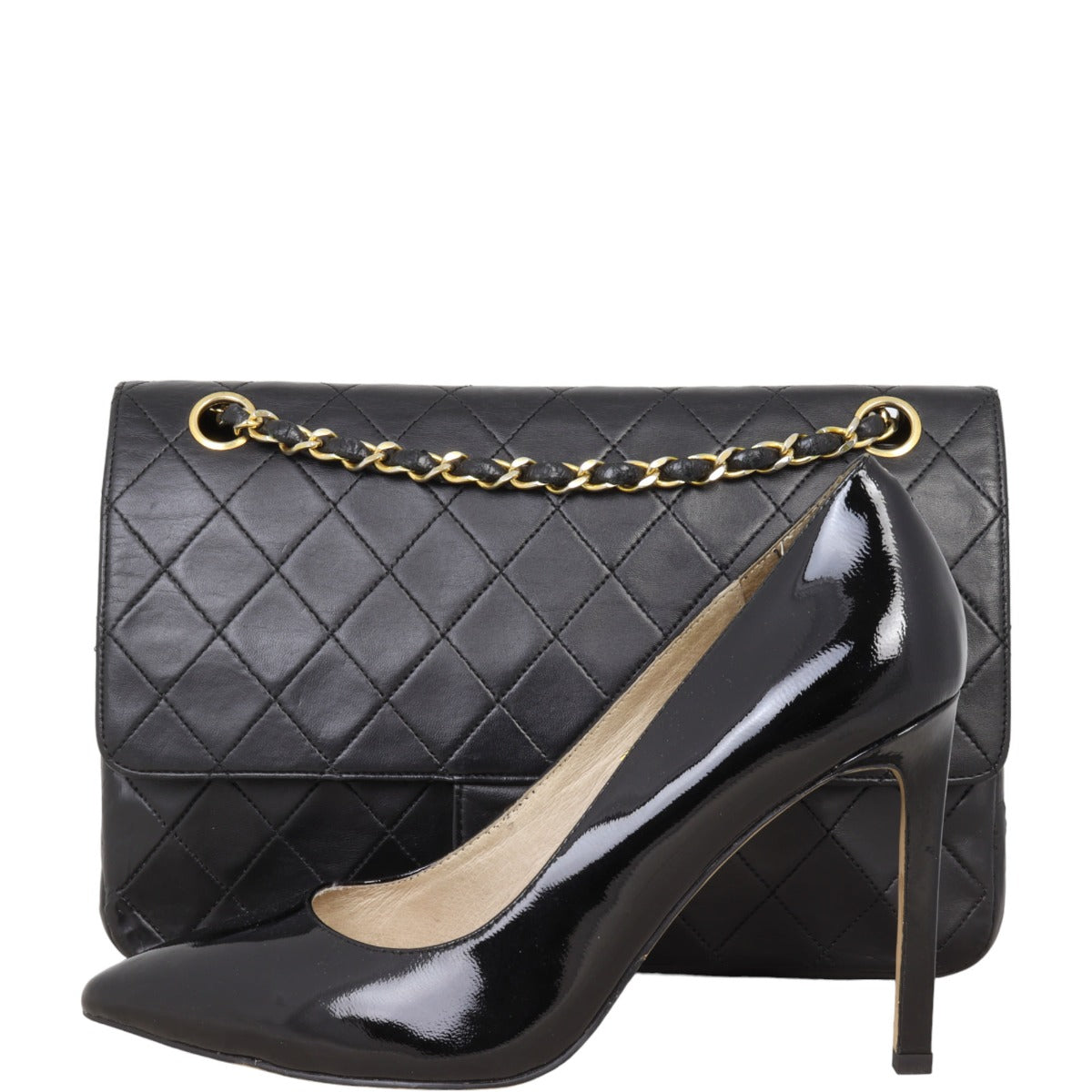 Chanel Classic Double Flap Medium | Black Vintage