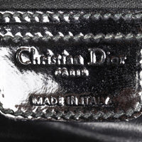 Dior Lady Dior Patent Cannage Clutch Interior Stamp