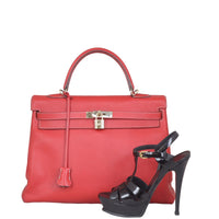 Hermes Kelly 35 Retourne Epsom Shoe