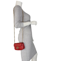 Gucci GG Marmont Matelasse Super Mini Shoulder Bag