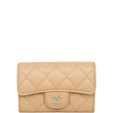 Chanel Classic Flap Card Holder | Beige